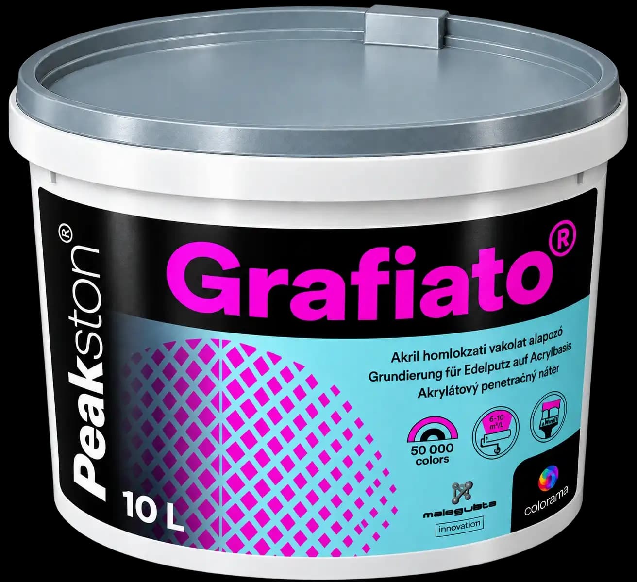Ilustračný obrázok produktu Grafiato farebný AKRYLÁTOVÝ penetračný náter 10L
