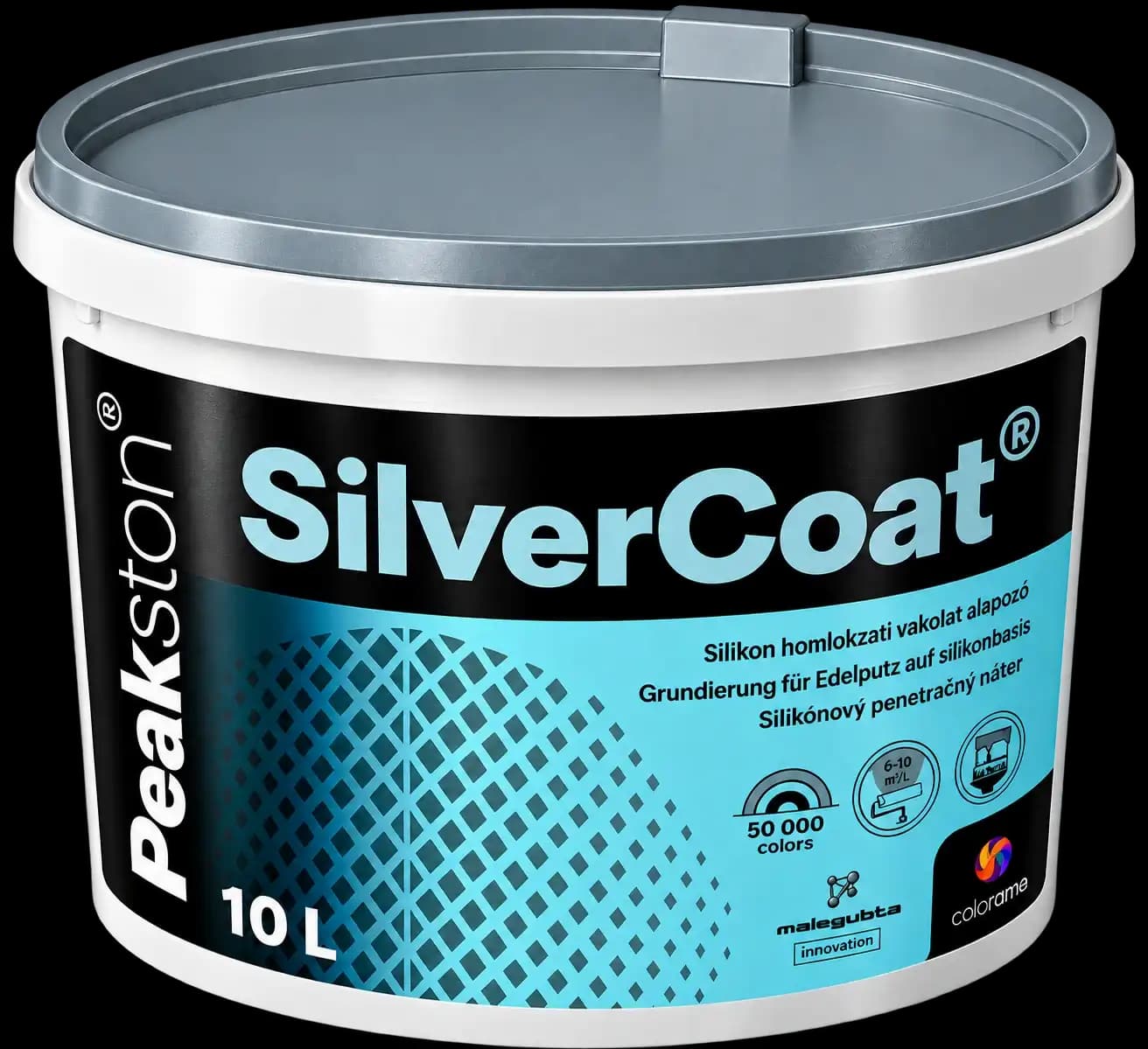 Ilustračný obrázok produktu Silvercoat SILIKÓNOVÝ penetračný náter 10L
